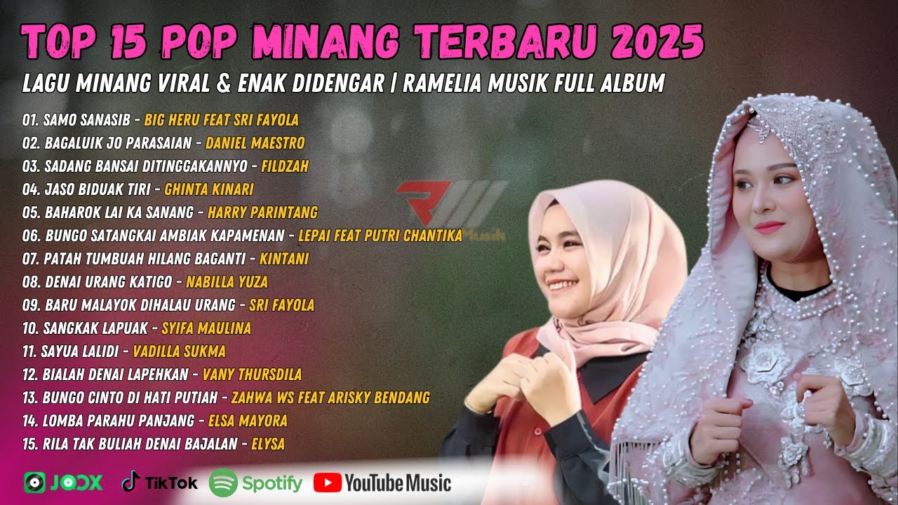 Kumpulan Lagu Minang Terbaru 2025 - Pop Minang Viral & Hits Sepanjang Masa