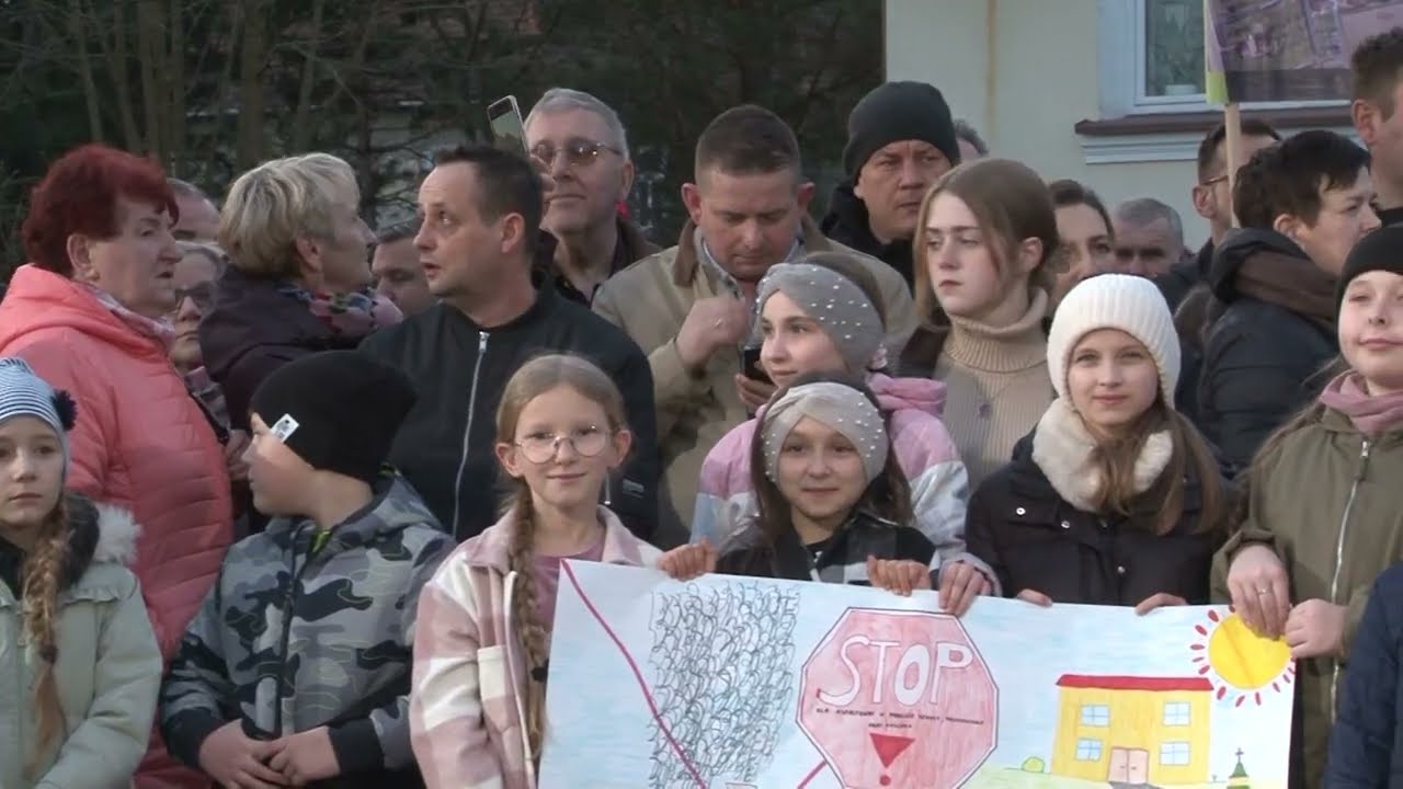 Stop Asfaltowni - protest mieszkańców  z Gminy Brzozów