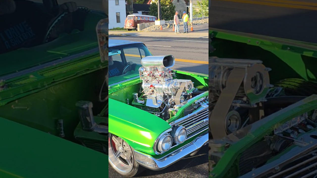 1960 Chevy wagon pro street cruising