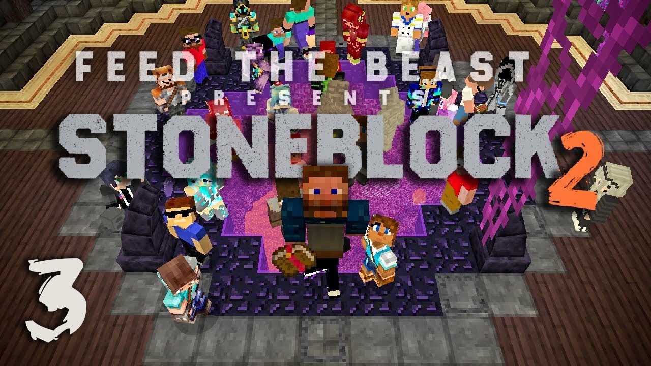 StoneBlock 2 Modpack Ep. 3 Supporter Server Opening Day