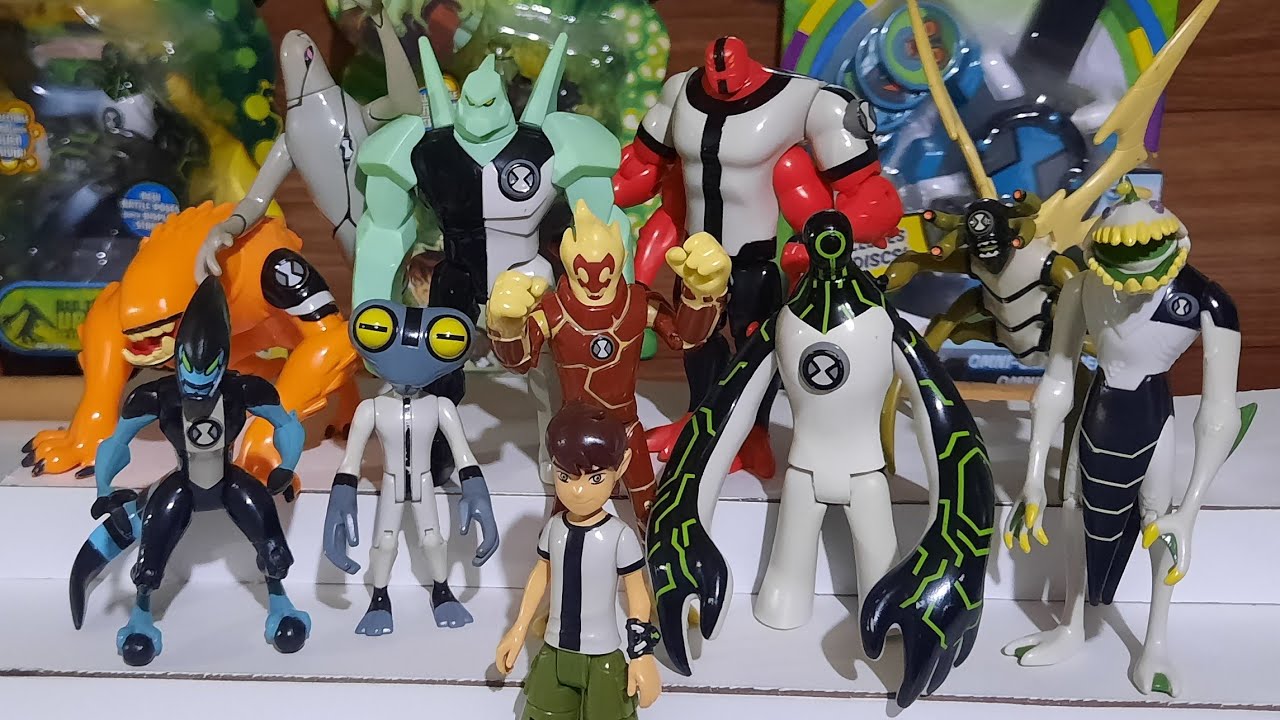 Ben 10 - Alíen Collection (10 Aliens Principales + Ben) Toys Review en Español