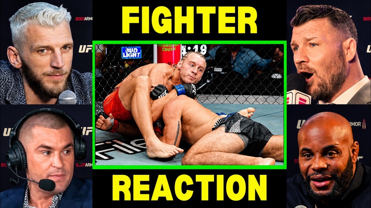 UFC Fighters REACT to Paddy Pimblett BEATING Benoit St Denis | UFC 329
