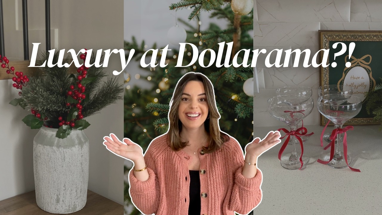 Luxury Christmas Finds from Dollarama 🎄You’ll Be Shocked How Expensive These Look!