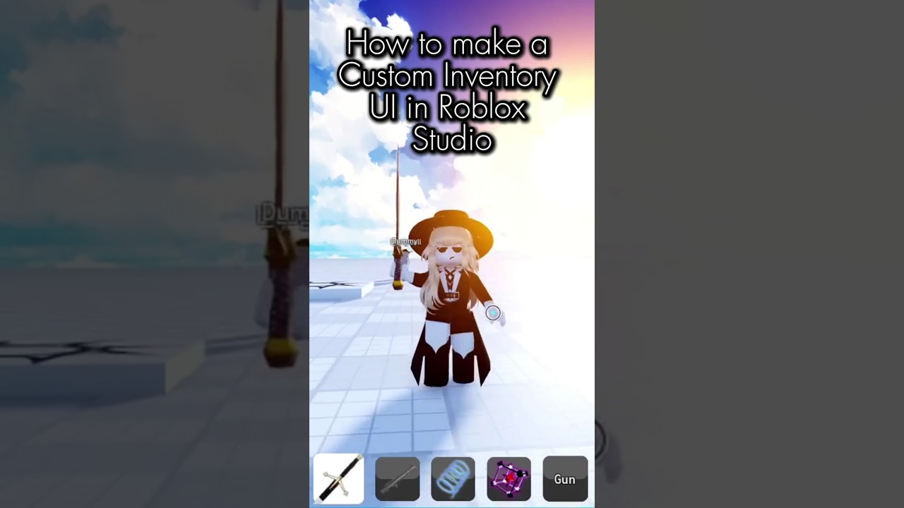 🎒 Как создать свой интерфейс инвентаря в Roblox Studio! #roblox #robloxfyp #robloxstudio #robloxdev