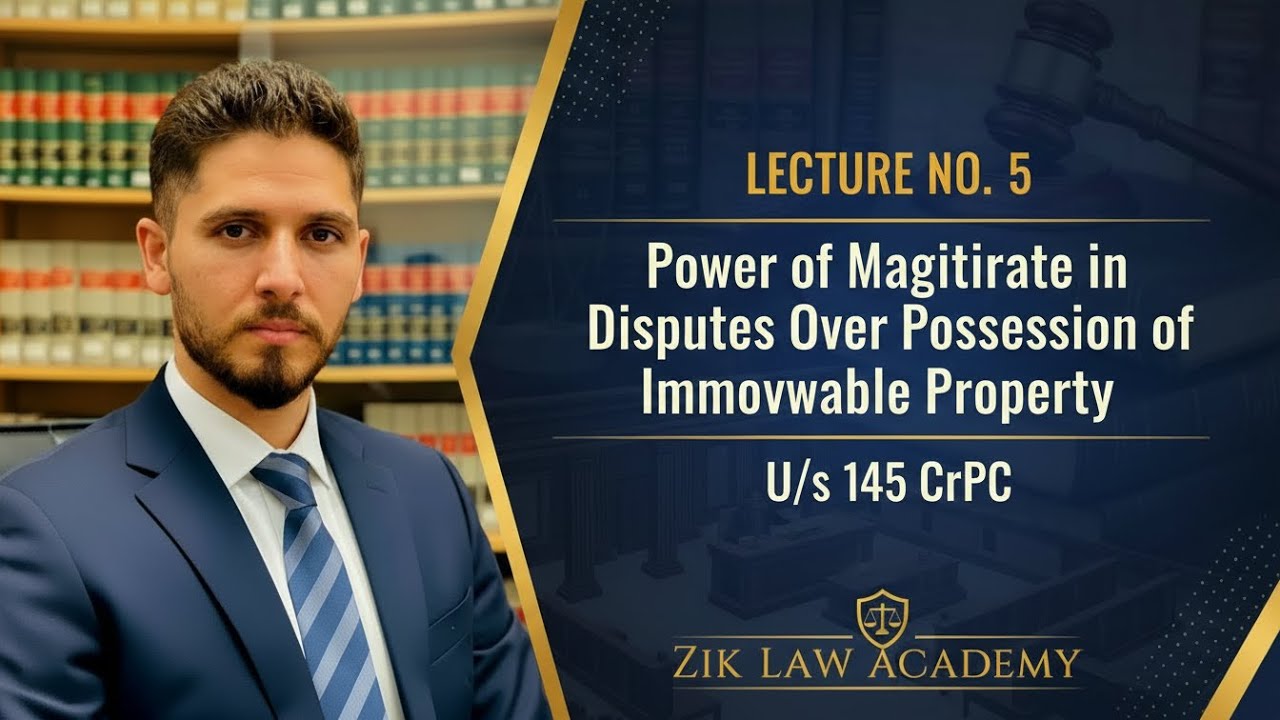 Power of Magistrate in Disputes Over Possession of Immovable Property || Proceedings U/s 145 CrPC.