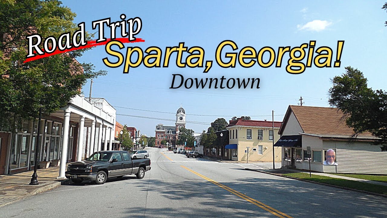 Driving through Downtown Sparta, Georgia/Road Trip!