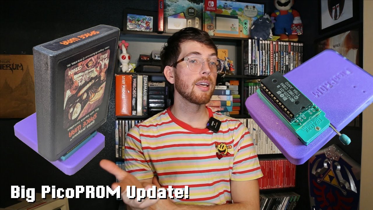 PicoPROM, Raspberry Pi Pico ROM Programmer - v0.23 (+24) Update - Atari 2600, File Management + more