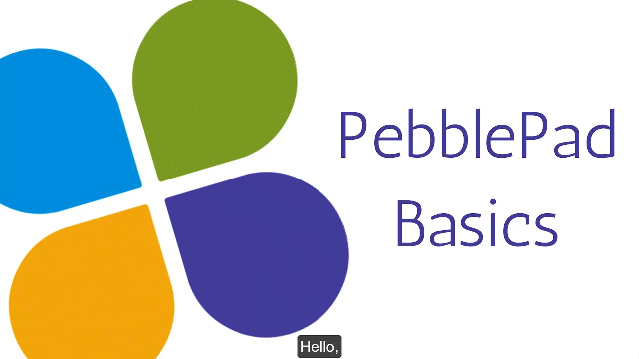 Pebblepad Basics