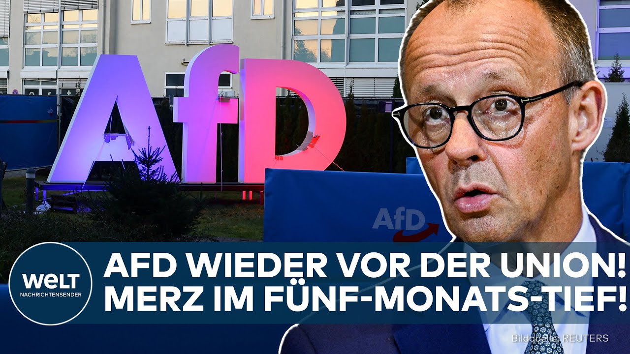UMFRAGE-KNALL: AfD wieder vor der Union! &ndash; Machtverschiebung h&auml;lt weiter an!