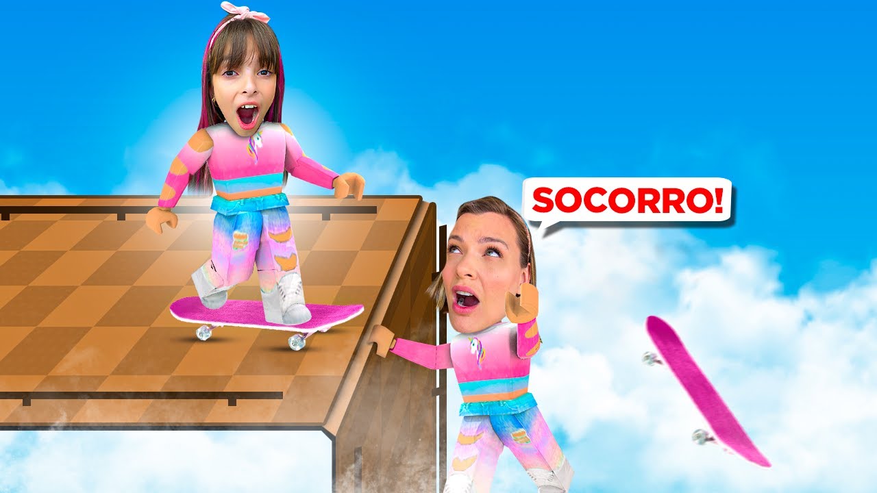 MAMÃE SKATISTA  😎🛹🛹 GAME SKATEBOARD OBBY 😎🛹🛹 ROBLOX
