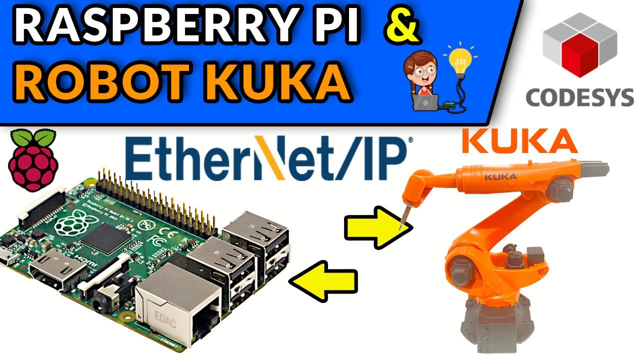 🟧✅CODESYS 3.5 - COMUNICAR RASPBERRY PI CON ROBOT KUKA VIA ETHERNET IP