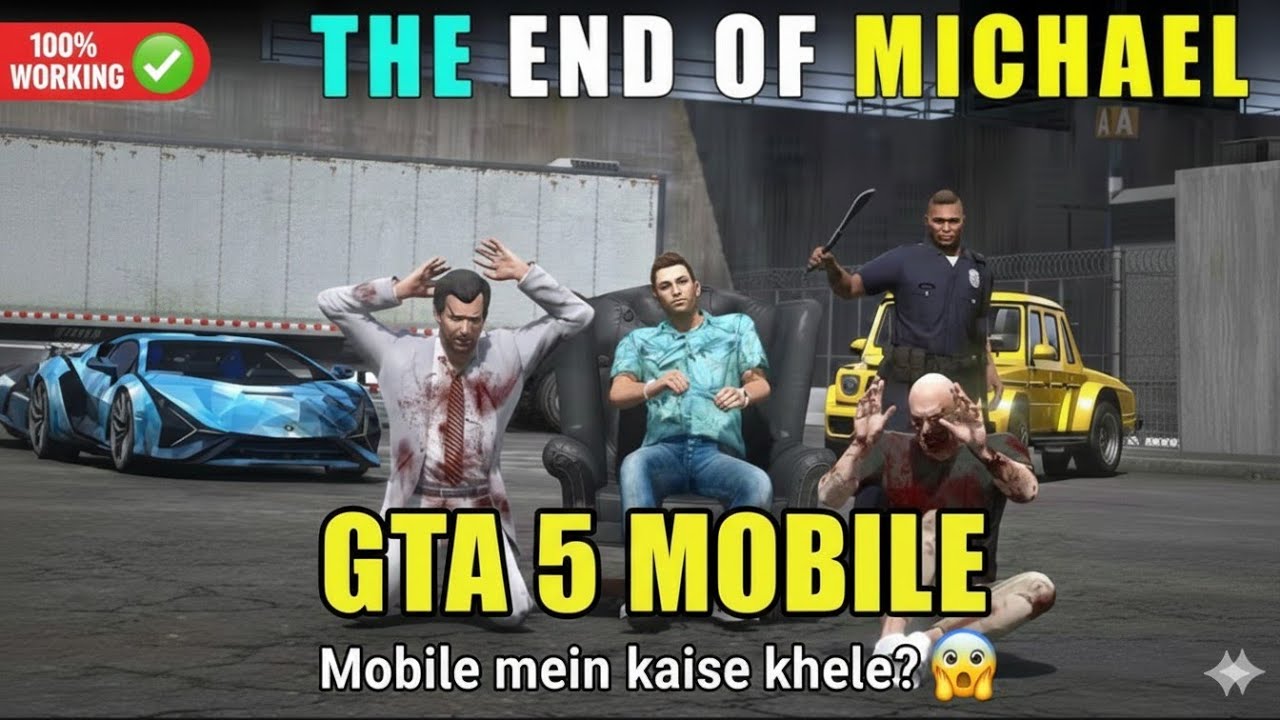 GTA 5 Mobile Gameplay 😱 | Open World Action Mission | Android Gameplay Hindi
