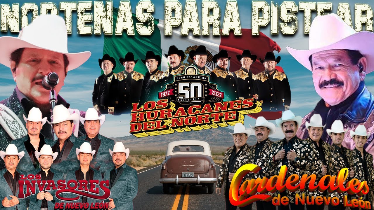 Los Invasores, Huracanes & Cardenales 🔥 Mix Norteño Pa’ Pistear 🍻