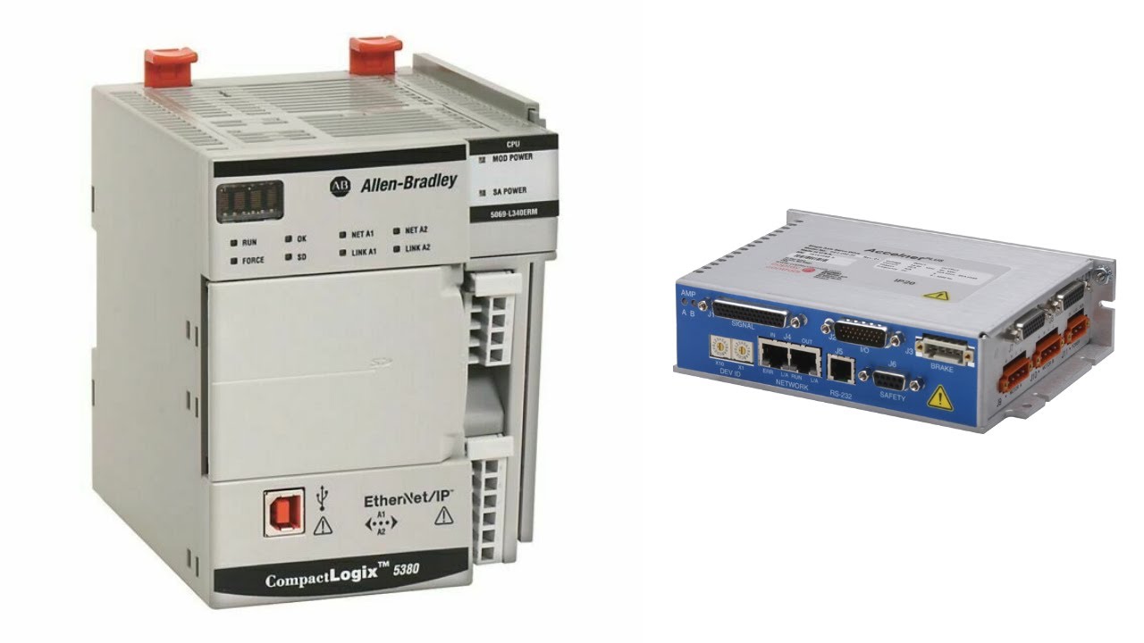 Allen-Bradley/Rockwell Ethernet/IP PLC + Copley Controls BE2 Drive