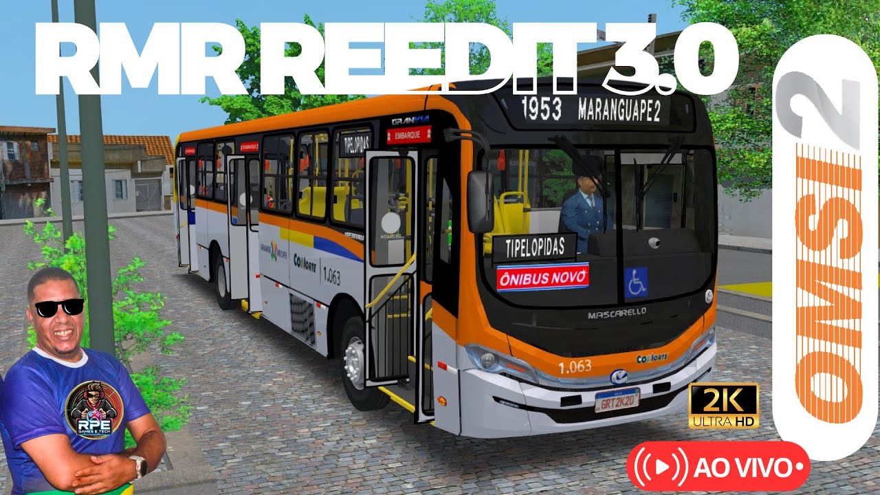 [#live ] TESTE DE MOD PADRÃO CIDADE ALTA WIP NO OMSI2 AO VIVO NO MAPA RMR REEDIT 3.0 | LOGITECH G923