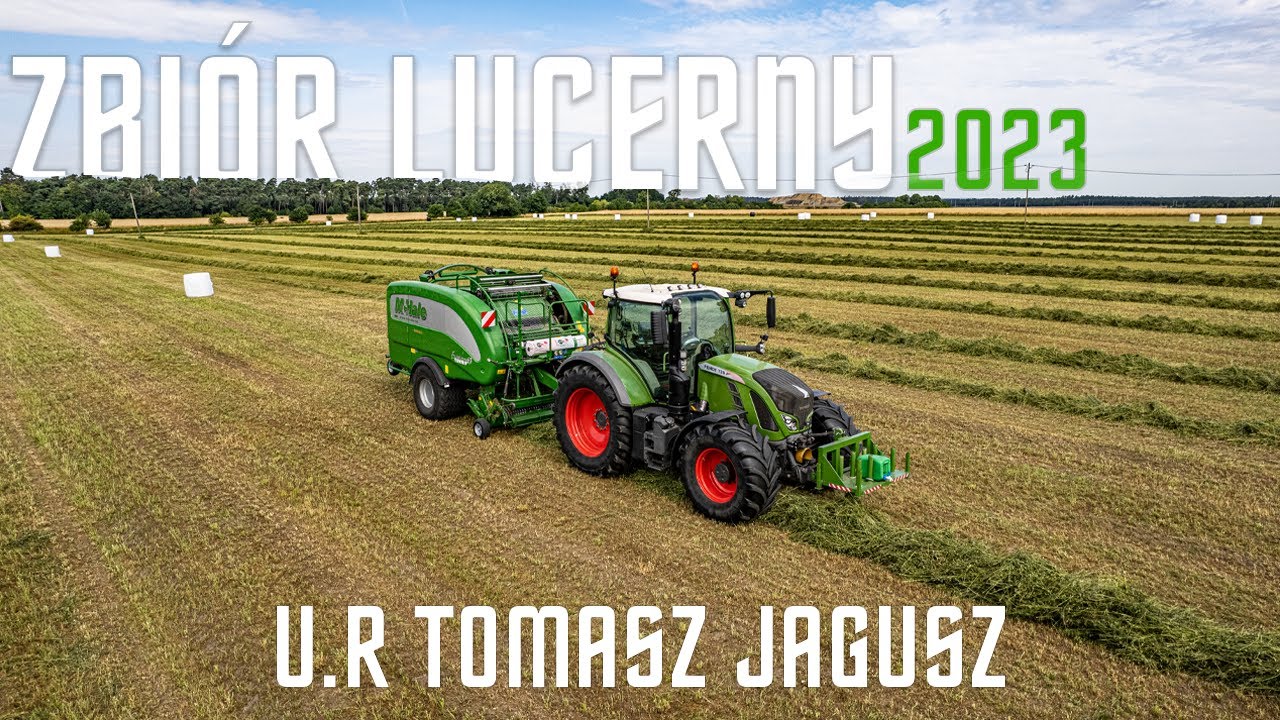 ✔Fendt Vario 720  ✔McHale Fusion 3 PLUS 🍀Zbi&oacute;r lucerny 2023🍀 U.R. Tomasz Jagusz #opolskie