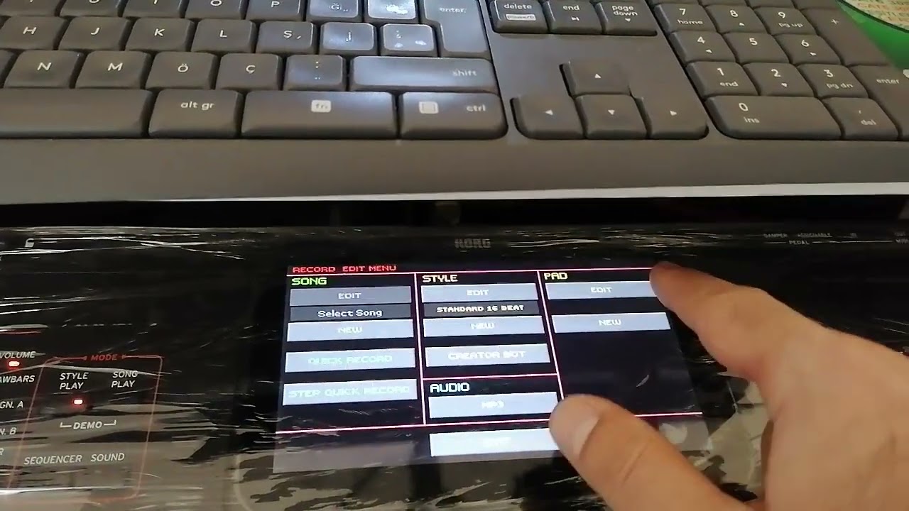 KORG WAV PAD YAZMA PAD YÜKLEME NASIL YAPILIR