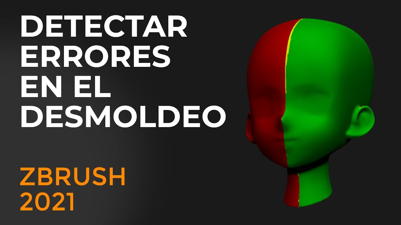 Detectar posibles errores al desmoldear - Zbrush en 5 min #98