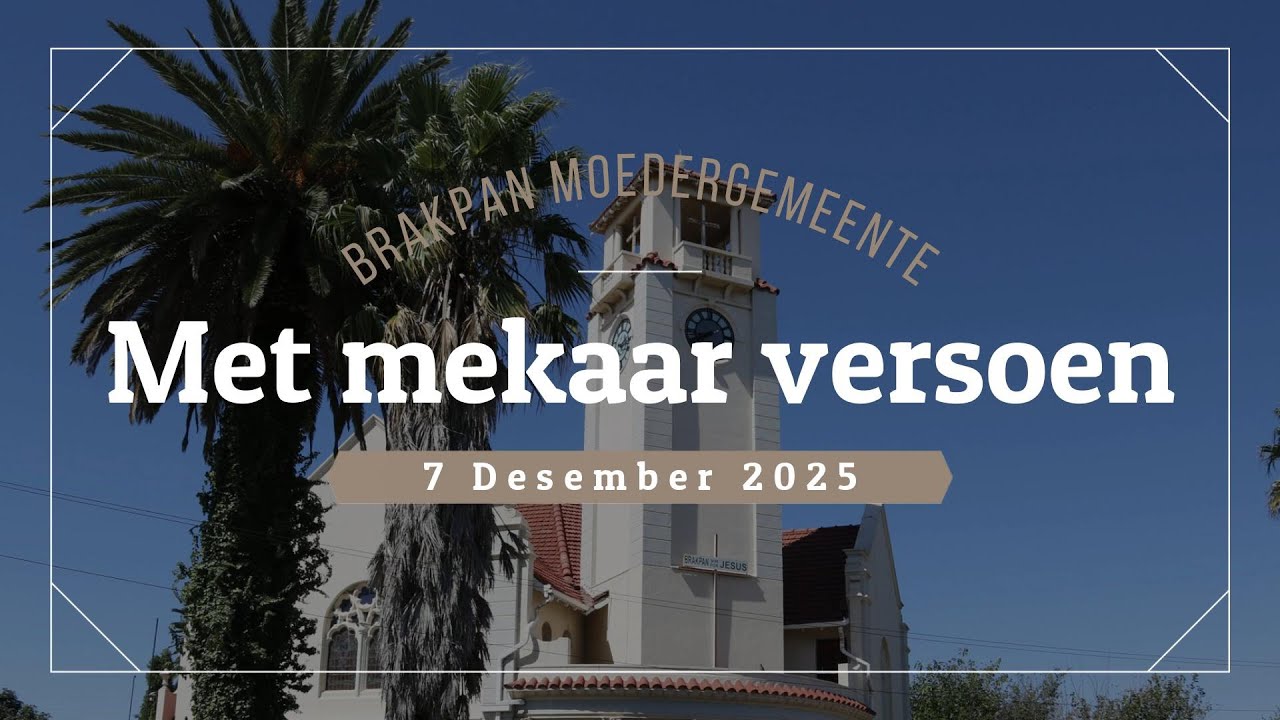 Met mekaar versoen
