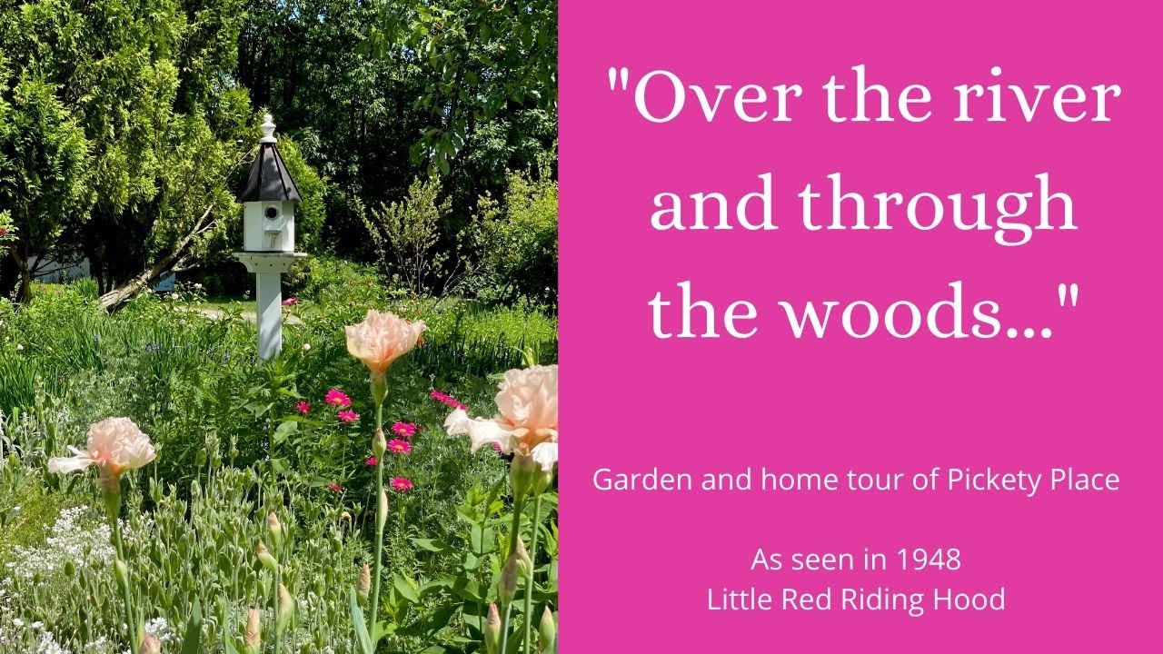 Garden and home tour of Pickety Place, As seen in Little Red Riding Hood, Mason, New Hampshire