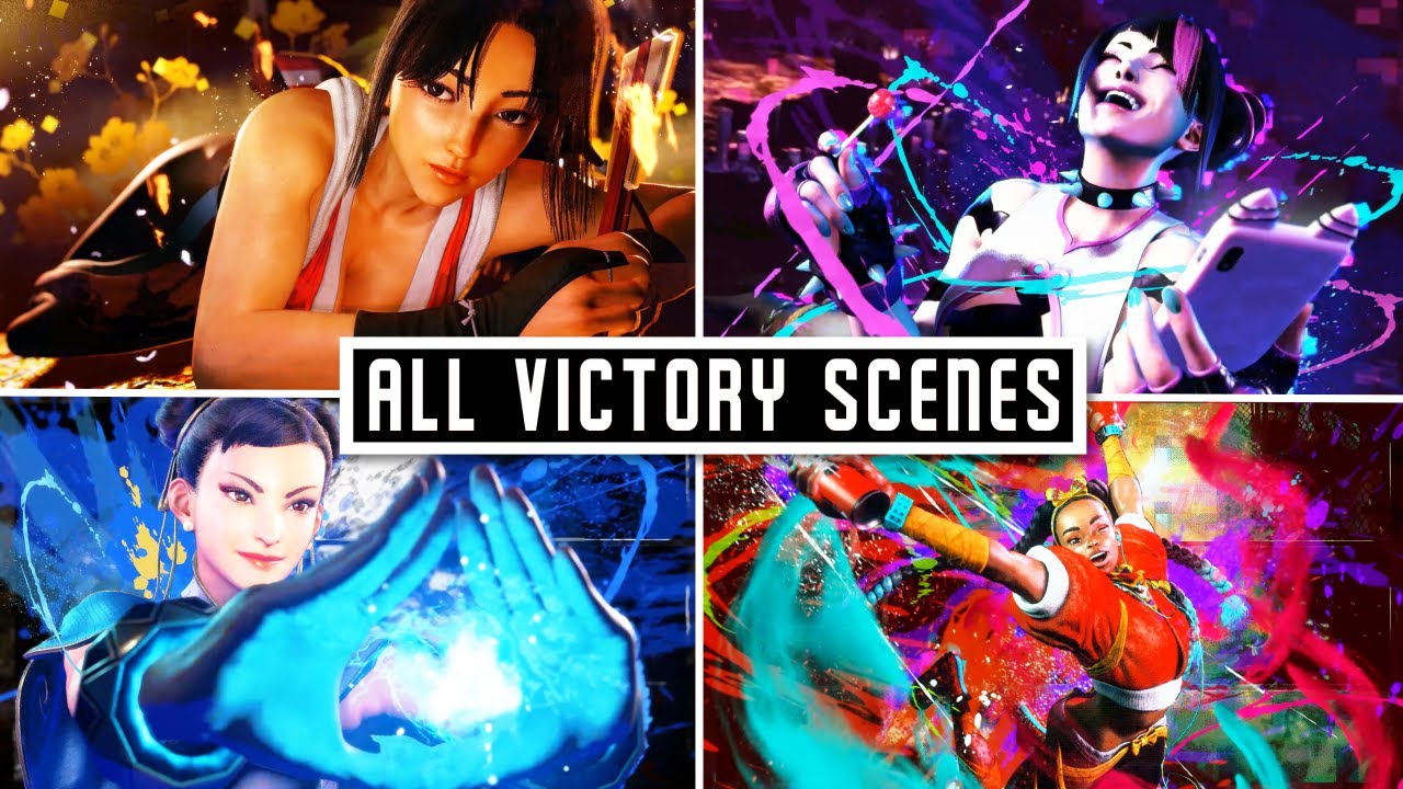 Street Fighter 6 - All Characters Victory Screens & Poses