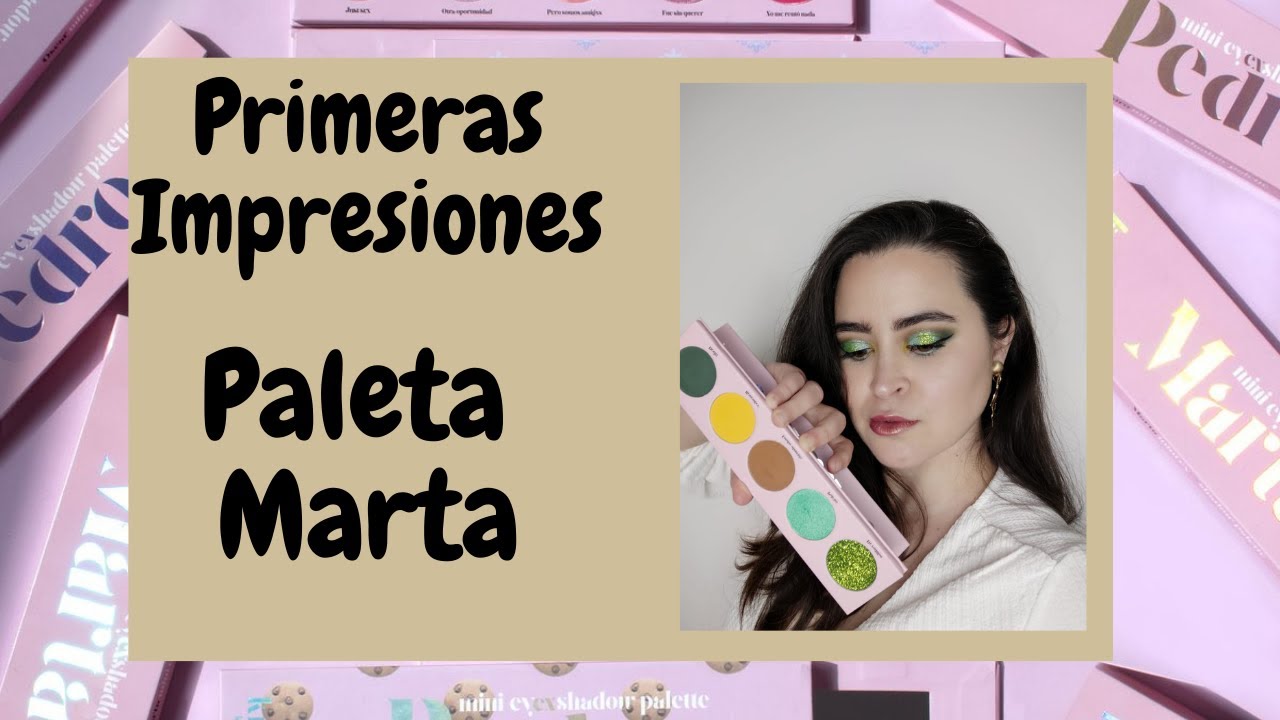 Primeras Impresiones Paleta Krash cosmetics Marta / Juncal Gonzalez