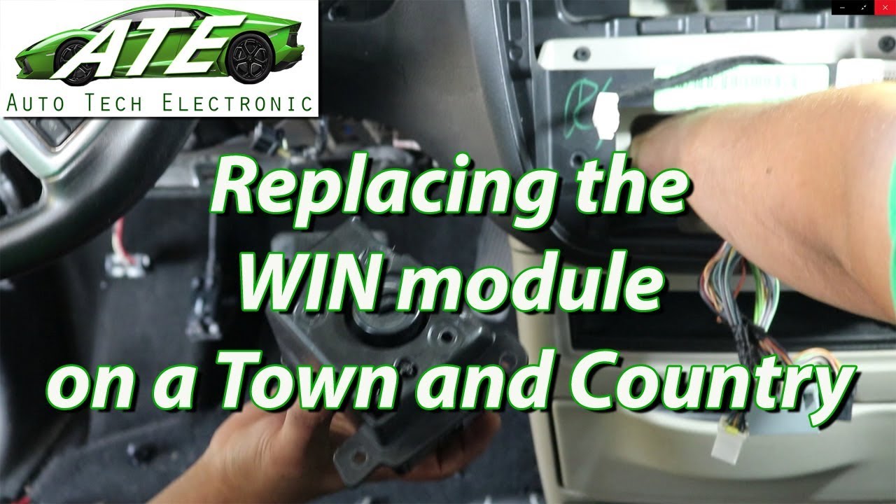 Replacing the WIN module on a Chrysler Town and Country