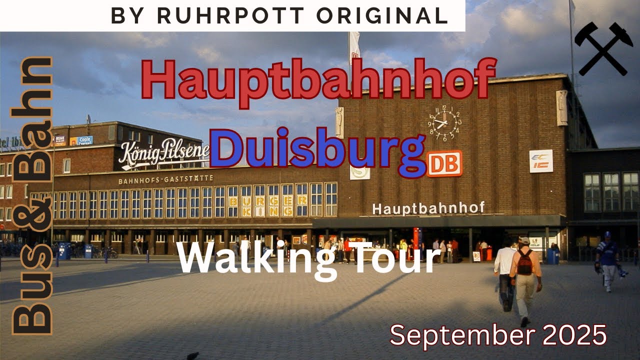 🚶‍♂️ Walking Tour Duisburg Hauptbahnhof | Rundgang & Eindrücke | 13.09.2025