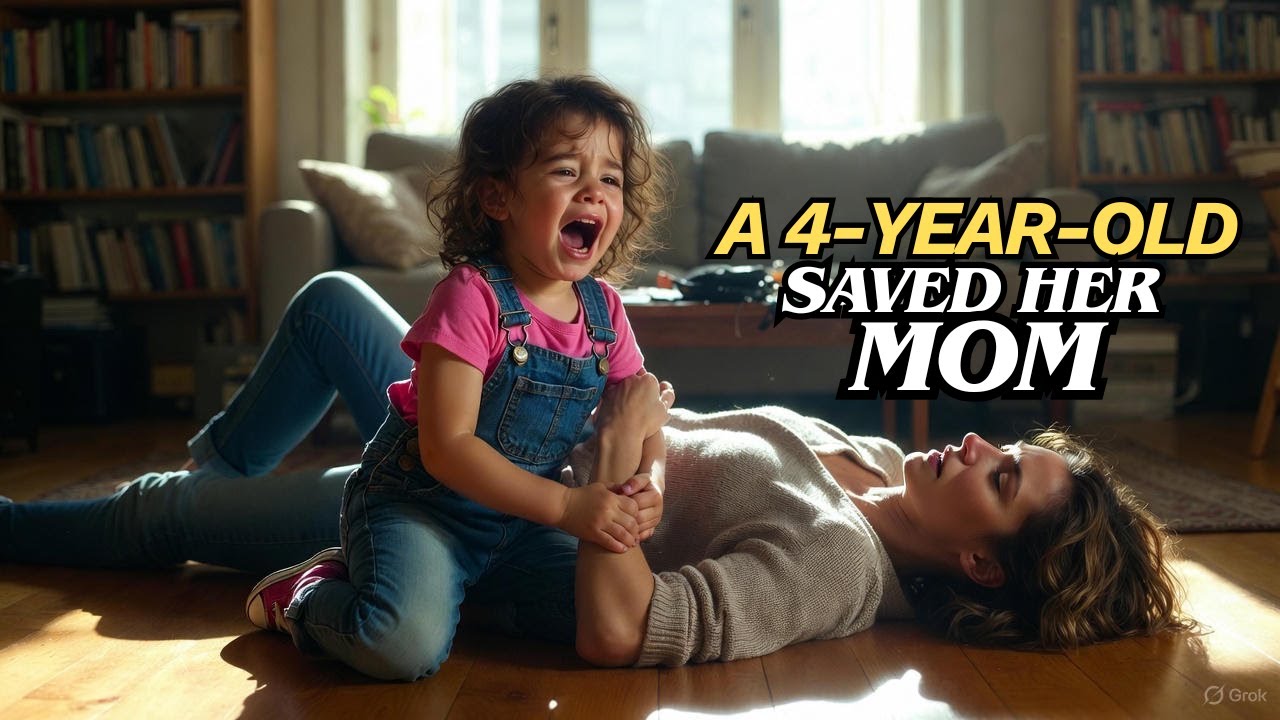 4-Year-Old Saves Her Dying Mother… Nobody Listened Until This Stranger Did