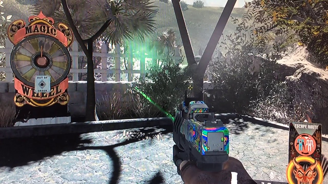 The Attack Of The Radioactive thing Glitch and AFK spot // Call Of Duty IW Zombies