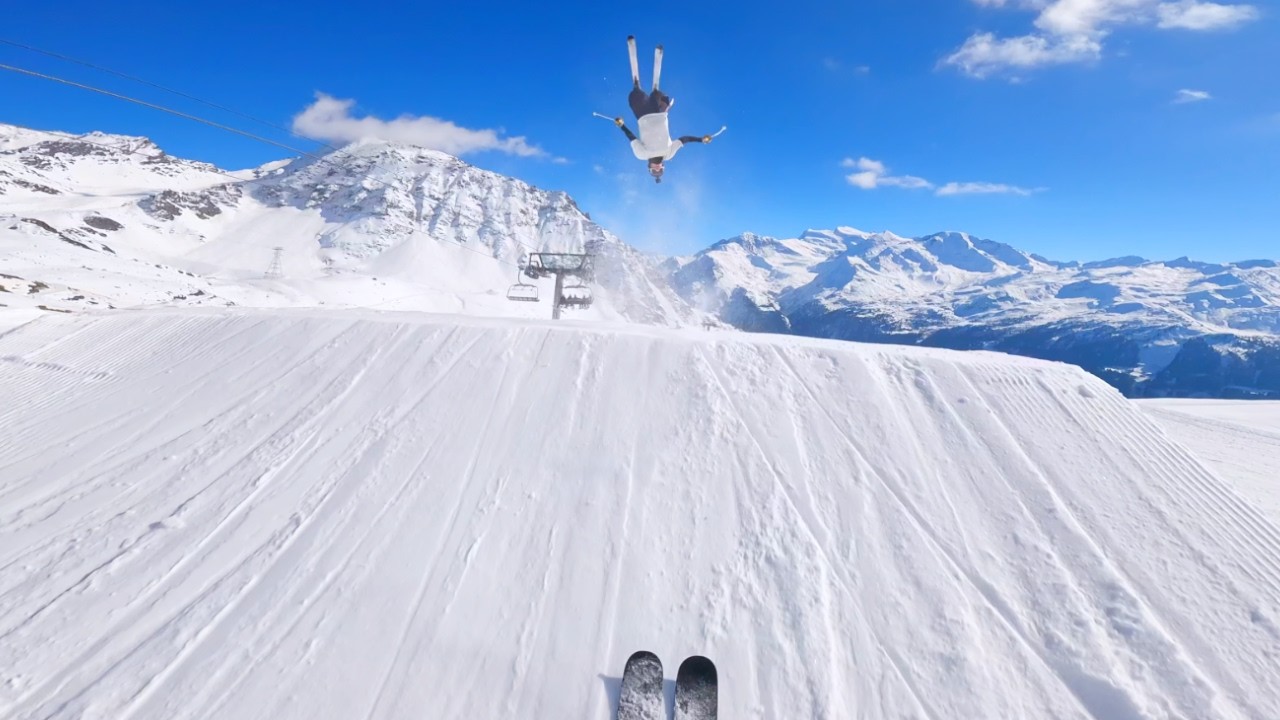 Summer Vibe Park Skiing in Switzerland (Winter #21)