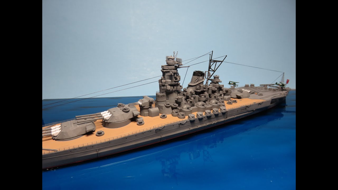 Tamiya 1:700 IJN Yamato (Part 1)