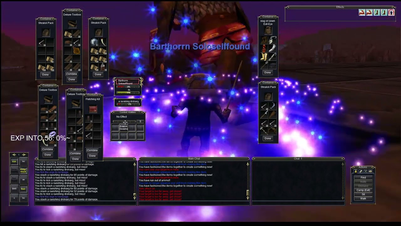 LVL 56 MYRMIDON GNOME WARRIOR SOLO SELF FOUND P99 GREEN! DREADLANDS EXP GRIND.