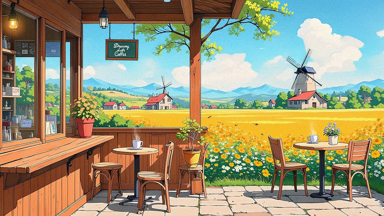 Golden Field Coffee ☕🌾 Peaceful Lofi Morning Chill Beats for Deep Focus & Calm Wake Up Vibes