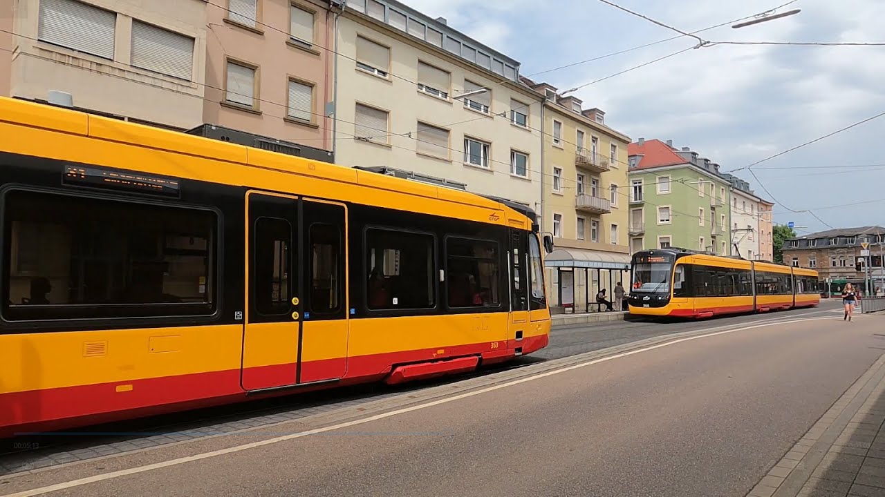 Tramspotting in Karlsruhe am 22. Juni 2023