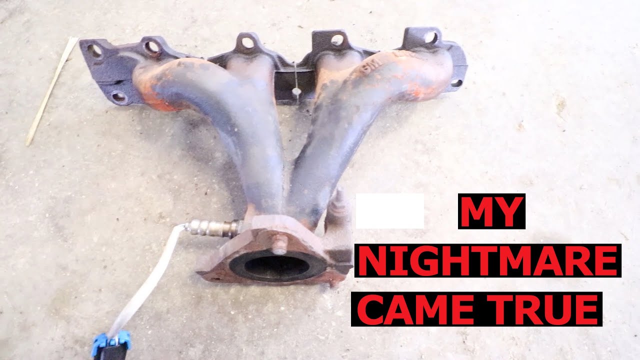 Как снять выпускной коллектор Cobalt SS (хуже быть не могло)