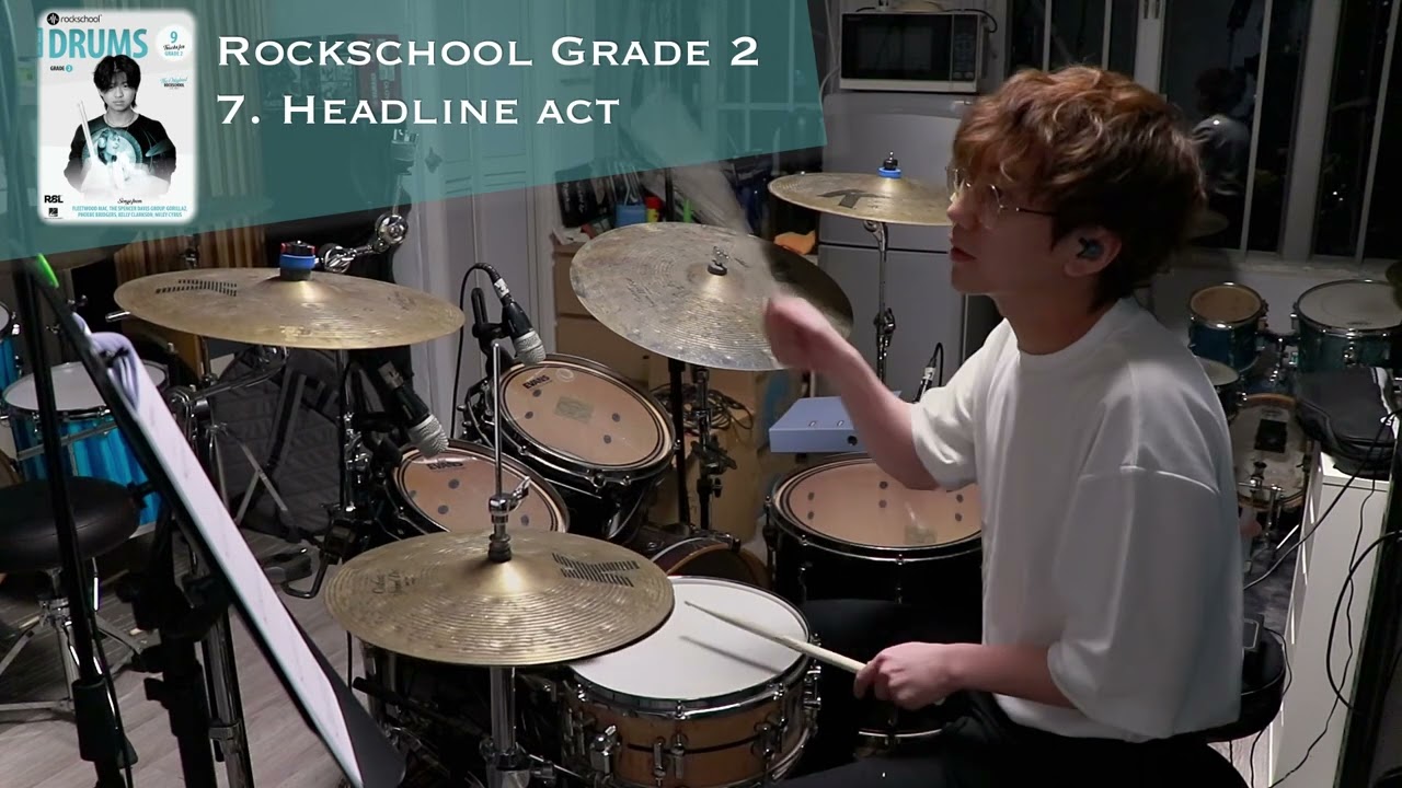 [Grade 2] Headline act | Rockschool Drums 2024