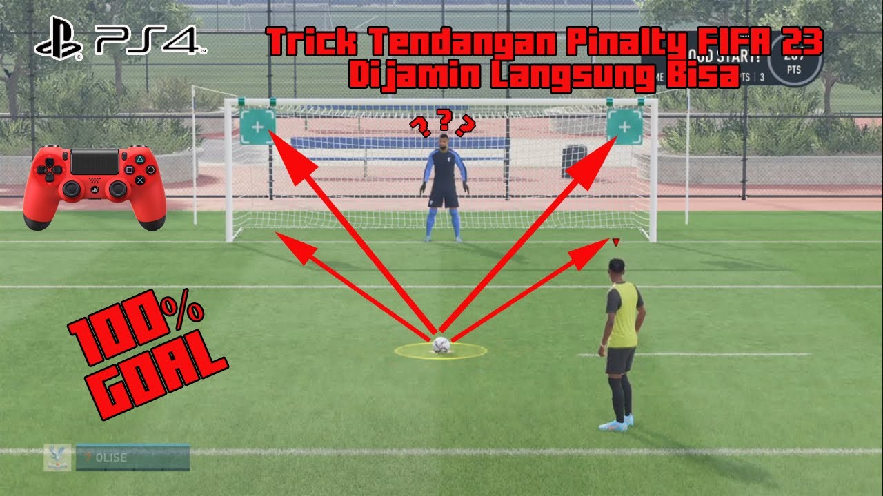 🔴 TUTORIAL Tendangan Penalty di FIFA 23 PS4 - Mudah Sekali dan Pasti GOOLLL ‼️