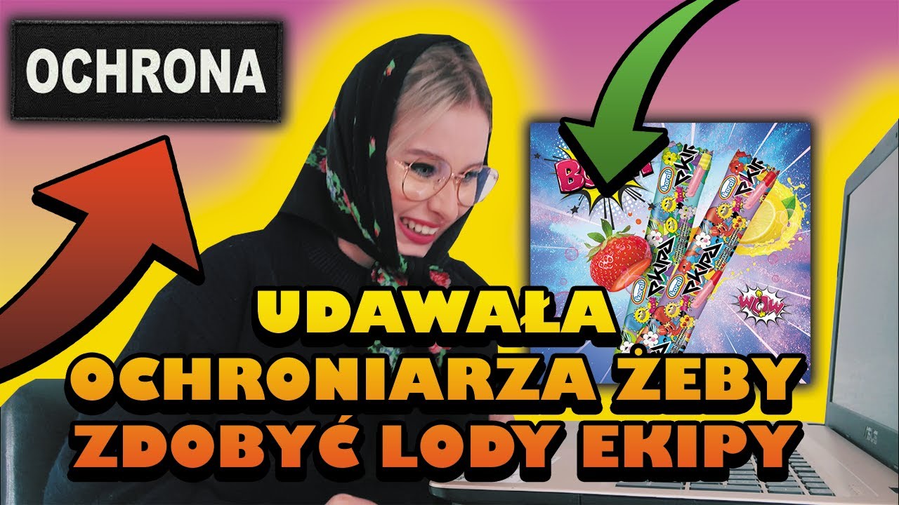 *UDAWAŁA OCHRONIARZA ŻEBY ZDOBYĆ LODY EKIPY*