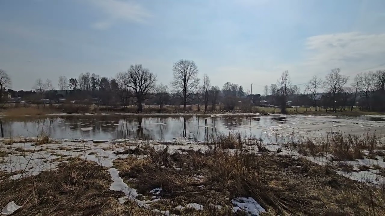 Огре лёд тронулся 12.03.2026. -1