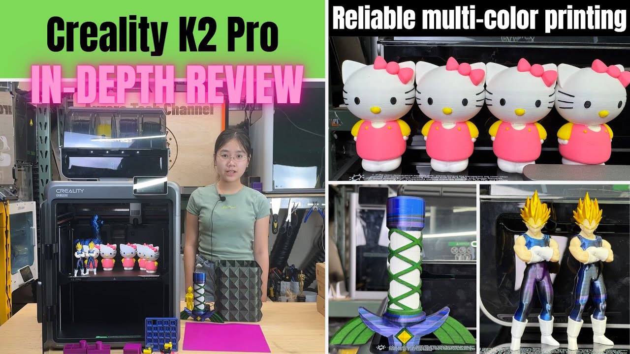 Creality K2 Pro + CFS: одна из немногих надежных платформ для многоцветной печати