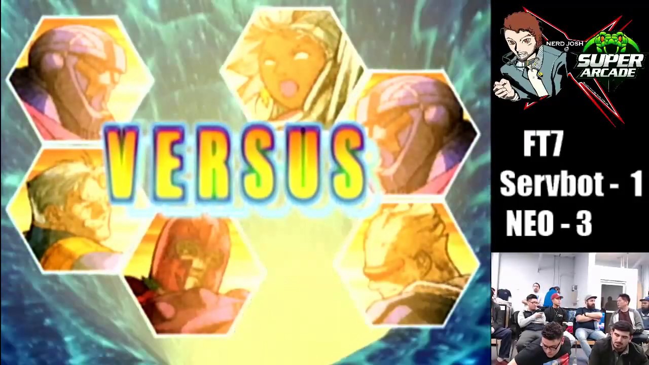 Servbot vs Neo FT7 MvC2 Playoffs @ Super Arcade 1/12/2019