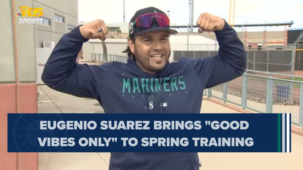 Eugenio Suarez bringing 'good vibes only' to spring training with the Mariners