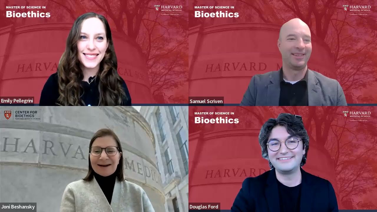 MBE Student Panel on February 12, 2025: Master of Science in Bioethics at Harvard Medical School