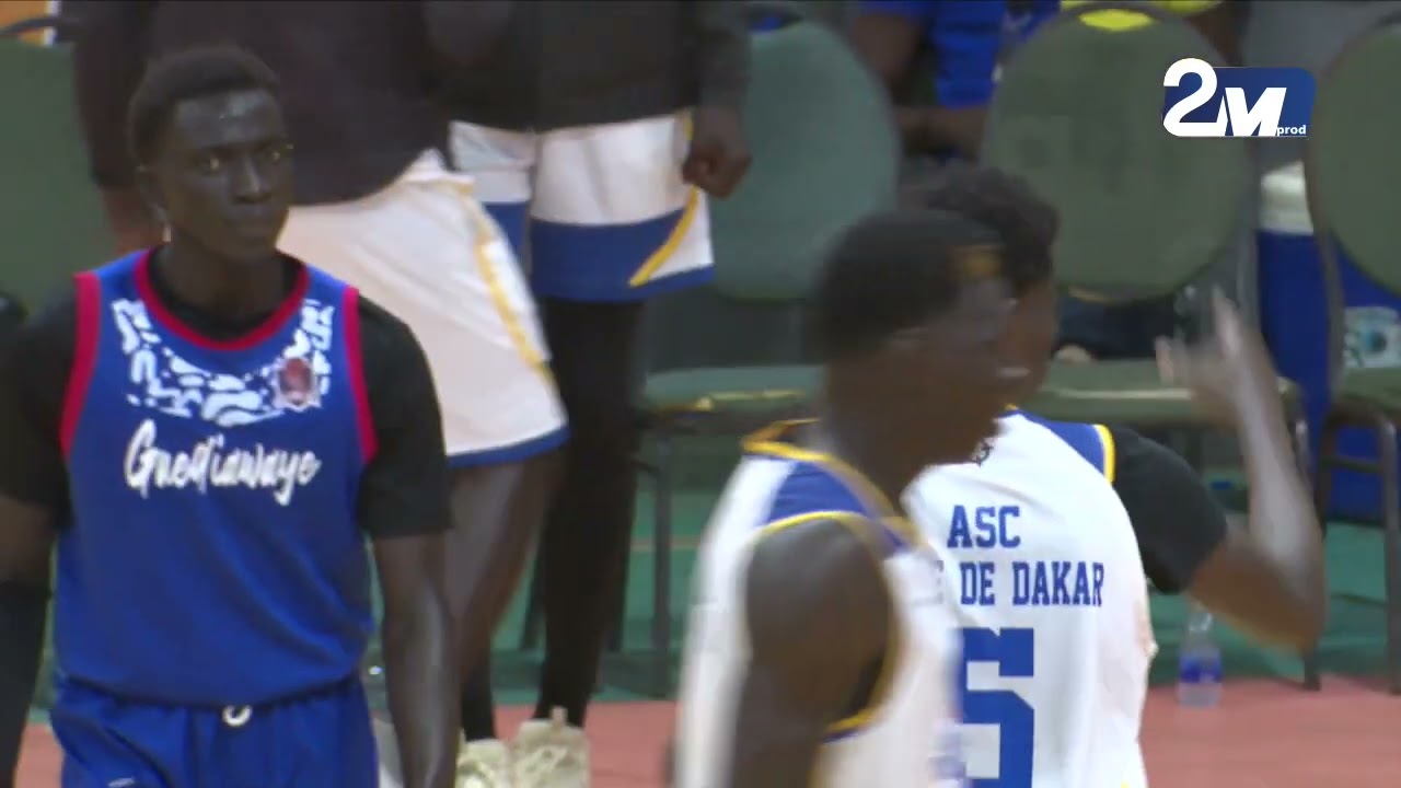 Match Basket Asc Ville de Dakar vs Guediaway B. A championnat Sénégal N. 1 Garçons