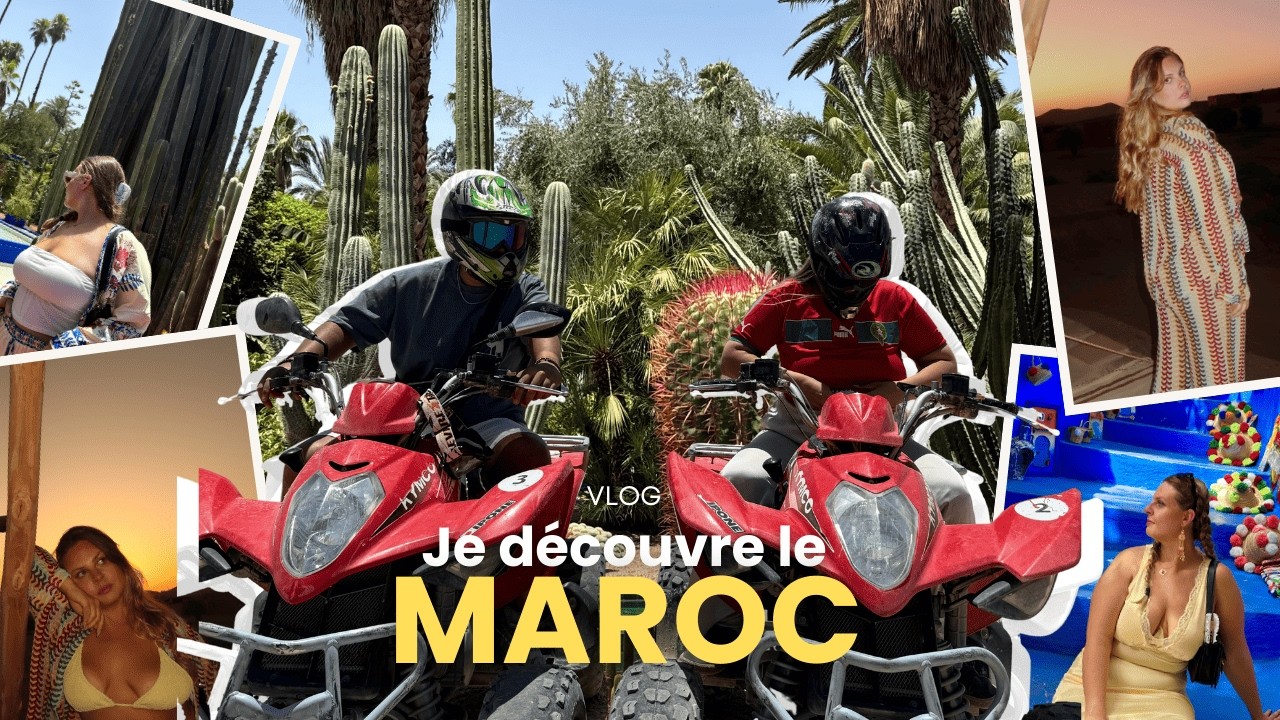 MA PREMIÈRE FOIS AU MAROC 🇲🇦  (VLOG)
