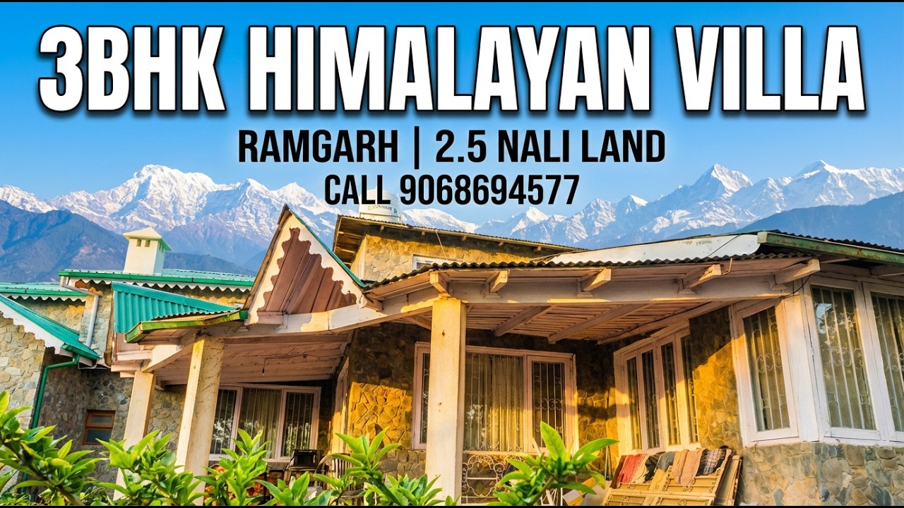 3 BHK Villa in Ramgarh, Mukteshwar | 2.5 Nali Land | Himalayan View | Ready to Move