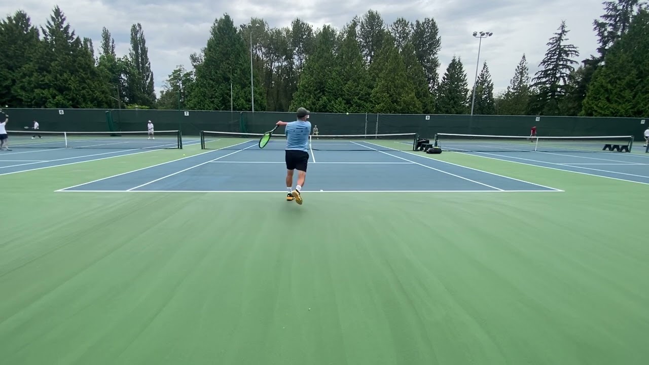 Men's 4.5 Singles Tennis Training vs Alex Dumitru
