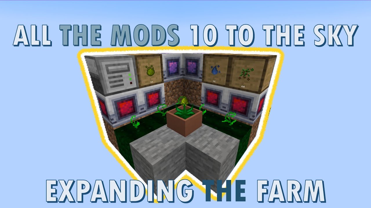 PROGRESS THROUGH MYSTICAL AGRECULTURE! - ATM10 TO THE SKY - Minecraft S4E11 - #mysticalagriculture