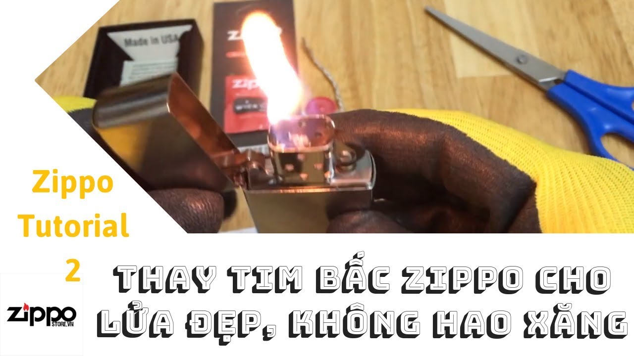 Cách Thay Tim Bấc Zippo Cho Lửa Đẹp Mà Không Hao Xăng ✅ ZippoStore.vn